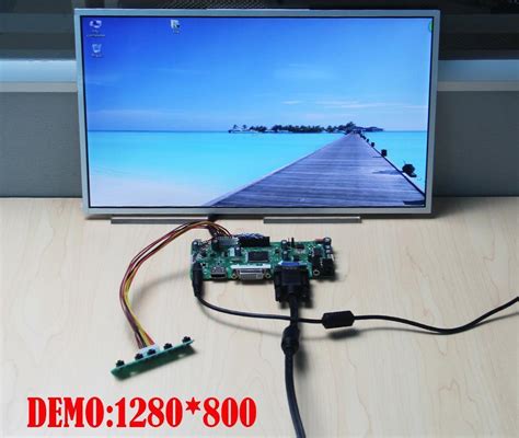 HDMI DVI VGA Audio LCD Controller Board Driver Kit For LTN156AT05 U09