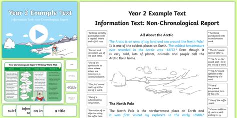 Year Non Chronological Report Writing With Example Text