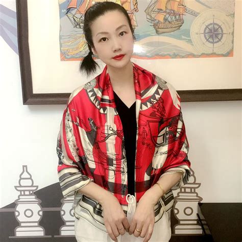 丝巾女桑蚕丝缎面披肩百搭时尚围巾16姆米重磅真丝大方巾140高档 BulkChinese 最专业的海外华人代购淘宝网站