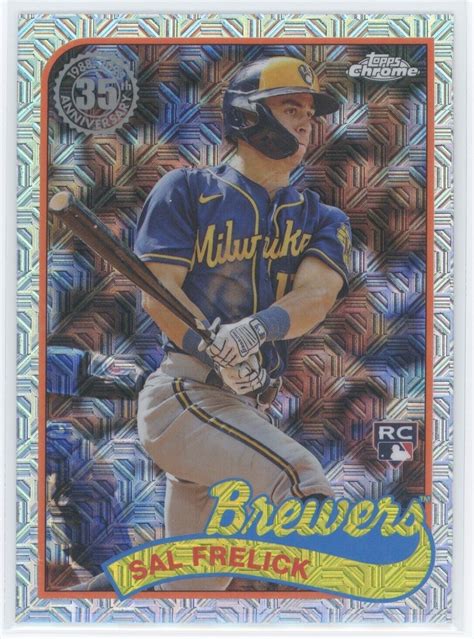 Sal Frelick Topps Rookie Silver Pack Refractor T C Rc Qty Ebay