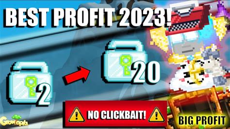 Growtopia 2DL TO 20DL BEST PROFIT METHOD IN GROWTOPIA 2023 NO