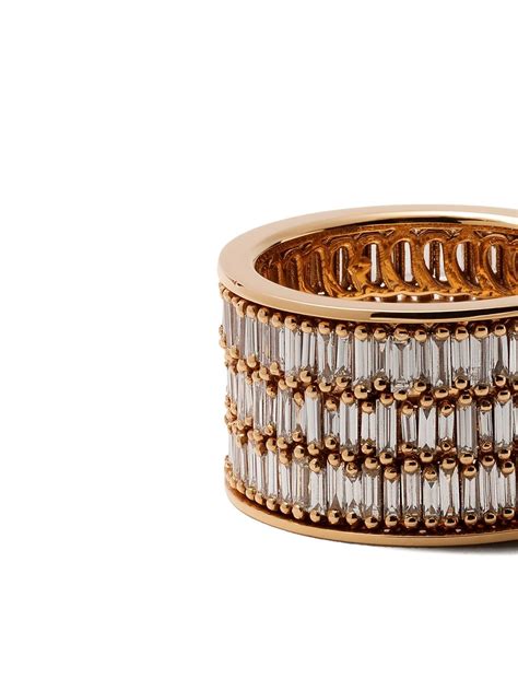 Suzanne Kalan Anillo En Oro Rosa De 18kt En Pavé Farfetch