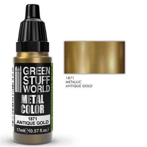 Metallic Paint – Antique Gold 17ml – OnTableTop Store