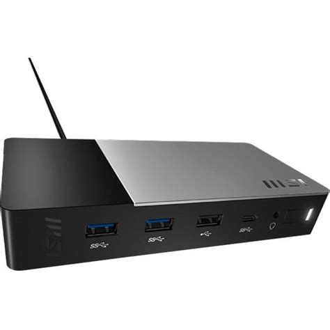 Msi Pc Docking Station Gen2 Usb C 100w Pd Charging Tecisoft