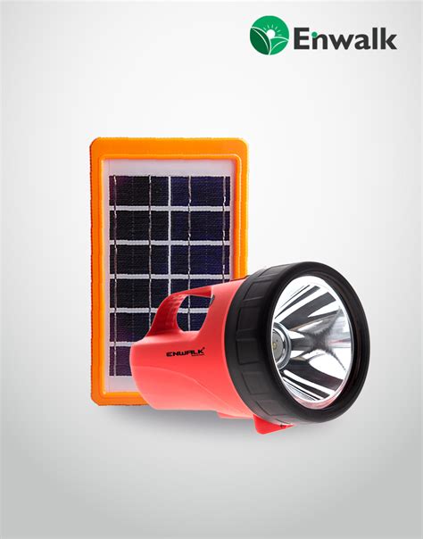 SOLAR LED TORCH LIGHT-CHAMP SOL-ENWALK - Enwalk