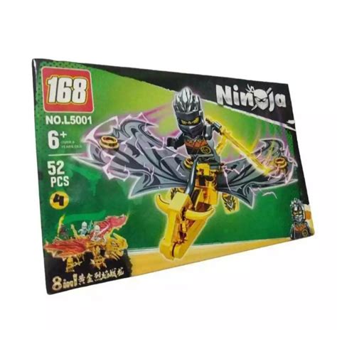 Jual Mainan Balok Susun Ninja Robot Dan Naga Bersayap Brick Naga