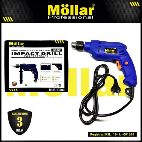 Jual MOLLAR ID500 Mesin Bor Tembok Beton Impact Drill 500 Watt Shopee