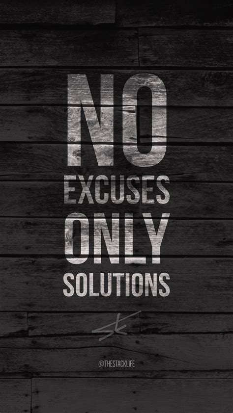 No Excuses Workout Wallpaper