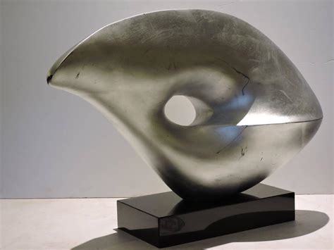 Abstract Fiberglass Sculpture In The Style Of Barbara Hepworth At Stdibs