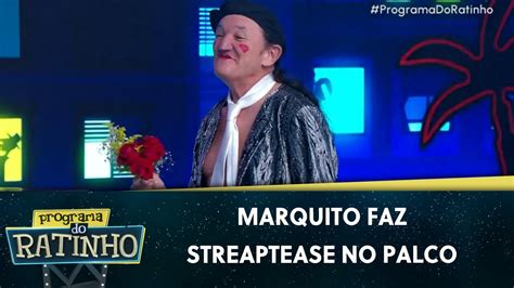 Marquito Tira Roupa E Fica Pelado No Palco Do Programa Programa Do