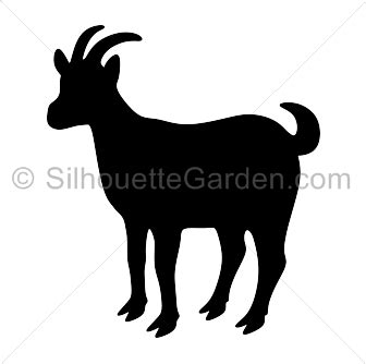 Goat Silhouette - Free Clip Art, Printable, and Vector Downloads