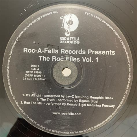 Various Roc A Fella Records Presents The Roc Files Vol1 Releases