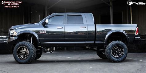 Dodge Ram 3500 Fuel Forged Ff17 Gloss Black And Milled 22 X 12