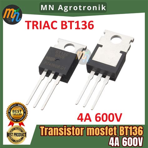 Jual Triac Transistor Mosfet Bt E Bt Bt A V To