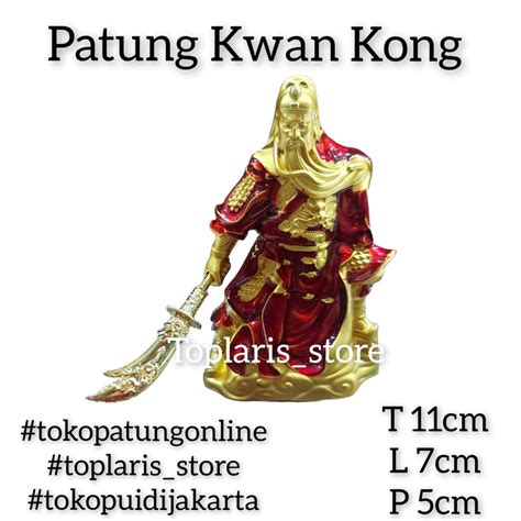 Jual Patung Kwan Kong Kuningan 5in 21A Merah 01 Shopee Indonesia