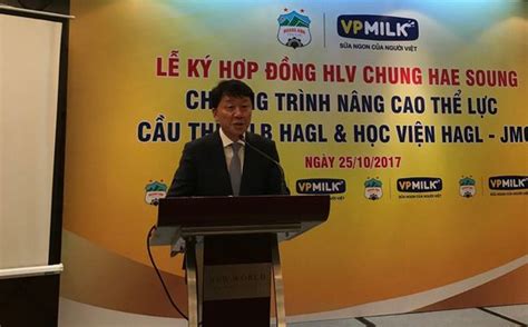 HLV Chung Hae Seong HAGL là đội bóng cuối cùng tôi dẫn dắt