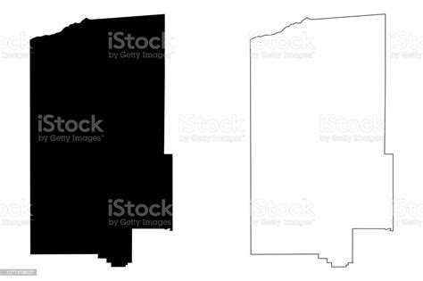 Lawrence County Mississippi Map Vector Illustration Scribble Sketch ...