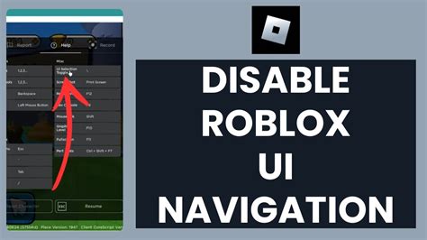 How To Disable Roblox UI Navigation Quick Easy YouTube