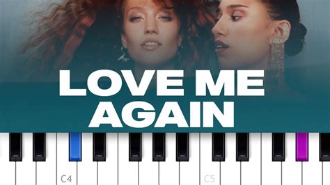 Raye - Love Me Again - Remix (with Jess Glynne) (piano tutorial) - YouTube