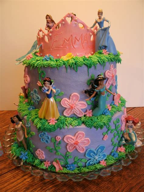 Disney Princesses Birthday Cake