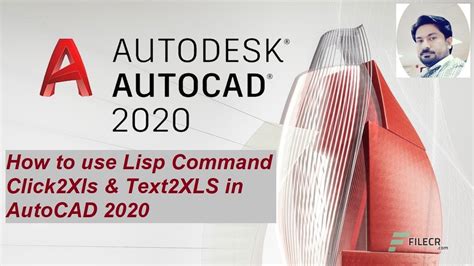 How To Use Lisp Command Click2Xls Text2XLS In AutoCAD YouTube