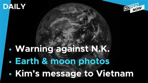 S Korean Lunar Orbiter Danuri Takes Photos Of Earth And Moon Warning