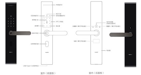 华为智能门锁 Se 外观图 华为官网