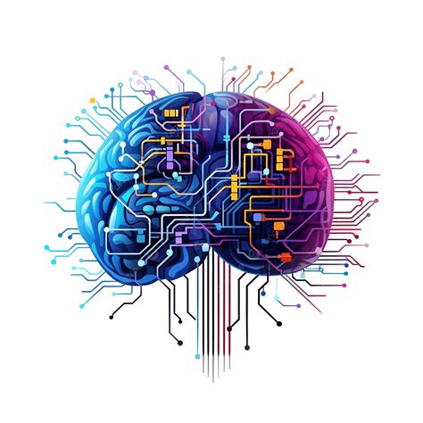 artificial intelligence brain graphic element innovation knowledge