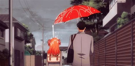 Anime Rain GIF Wallpaper