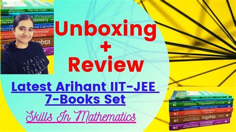 Arihant Iit Jee Books Set Skills In Mathematics Unboxing Review