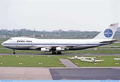 Photo Of Pan Am Clipper Young America N733pa Boeing 747 Amsterdam