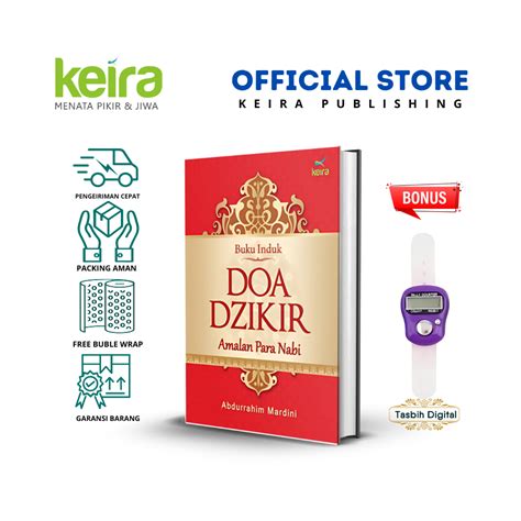 Jual Keira Buku Induk Doa Dzikir Amalan Para Nabi Bonus Tasbih