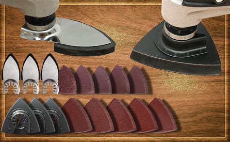 Pcs Oscillating Tool Sanding Pad Kit Pcs Triangle Sanding Pads And