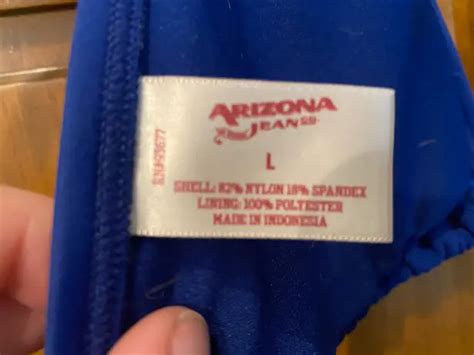 Arizona Royal Blue String Bikini Top Size L 10 66 Off Retail From Lauren