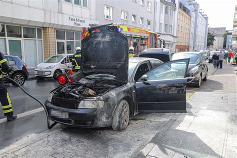 Pkw Brand in der Wuppertaler Luisenstraße