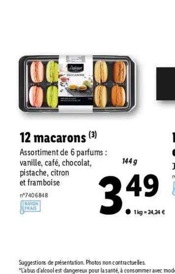 Promo 12 Macarons Deluxe Chez Lidl ICatalogue Fr