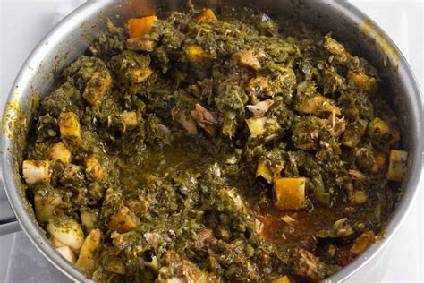 Congolese Cassava Leaf Soup Pondu Eat Well Abi