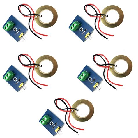 Fainwan 5pcs Piezoelectric Sensor Analog Ceramic Vibration Sensor Module Piezoelectricity