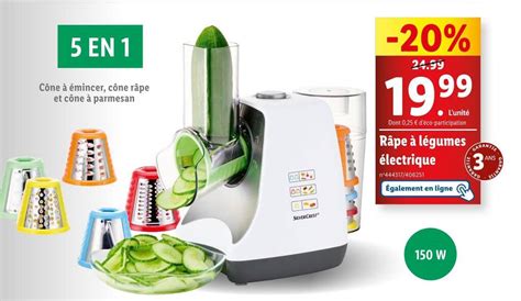 Promo SILVERCREST Râpe à légumes électrique chez Lidl