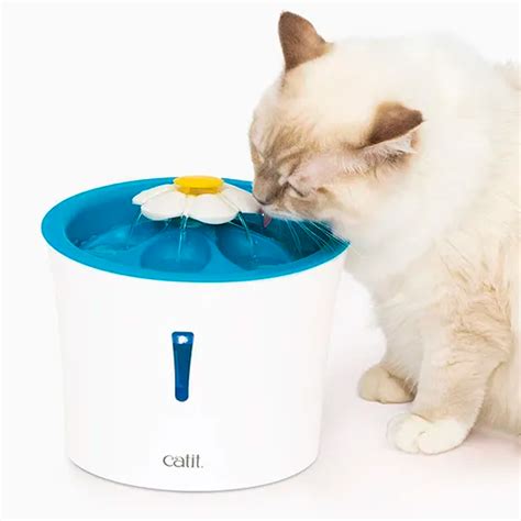 Fuente Bebedero De Agua Para Gatos Con Luz Led L Leocan