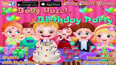 Baby Hazel Birthday Party Watch Baby Hazel Games Video Youtube