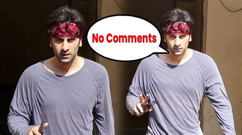 Ranbir Kapoor Ignores The Question On Aryan Khan Drug Case 🤐 Youtube