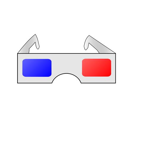 Clipart - 3D Glasses