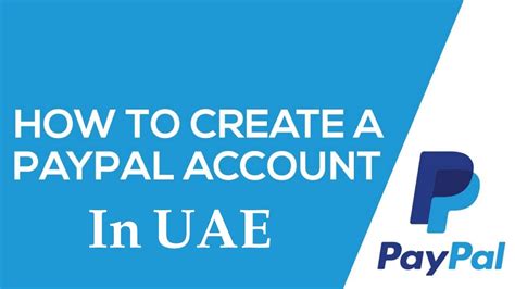 How To Create Paypal Account In Uae Paypal In Uae 🤑 Youtube