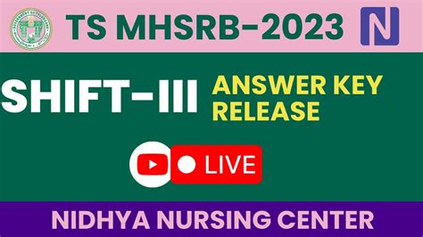 TS MHSRB 2023 SESSION III YouTube