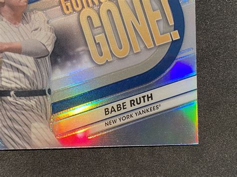 BABE RUTH 2023 Topps Pristine GGG 23 REFRACTOR GOING GOING GONE