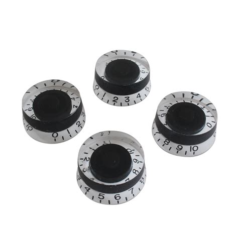 4pcs Guitar Speed Knobs For Gibson Les Paul Black China Musical