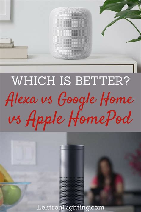 Alexa vs Google Home vs Apple | Lektron Lighting