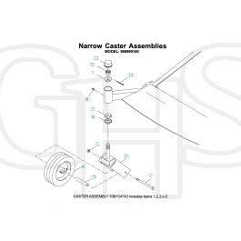 Husqvarna Zth5223 Kaa Casters 2 GHS