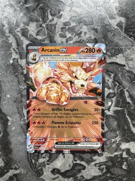 CARTE POKÉMON ARCANIN Ex 032 198 Ecarlate Et Violet EUR 2 00 PicClick FR